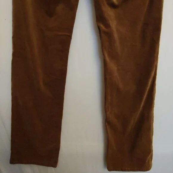 Lauren Ralph Lauren Brown Corduroy Straight Leg Heritage Old Money Pants 8 - Picture 8 of 11